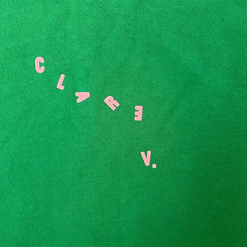 Anthropologie Green 'oui' Graphic Sweatshirt - Picture 8 of 10